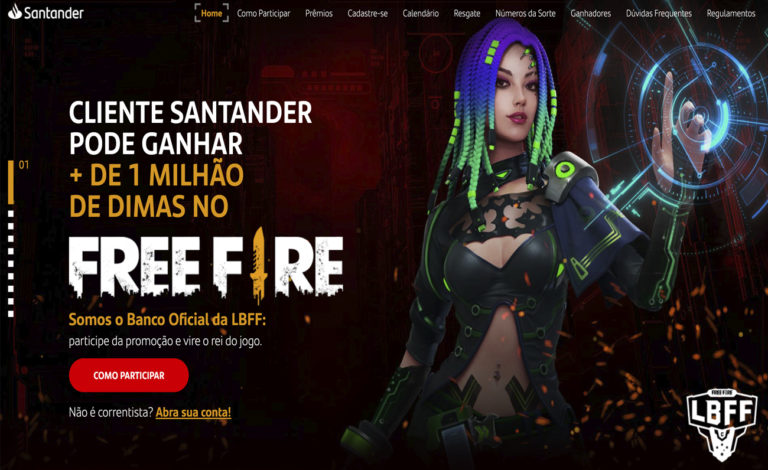 El Banco Santander Se Asocia Con La Liga Brasileira De Free Fire Lbff