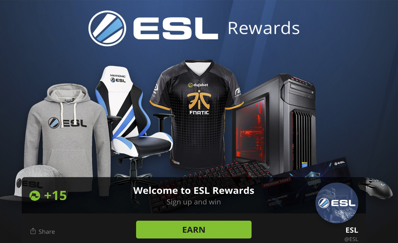 ESL Rewards esports