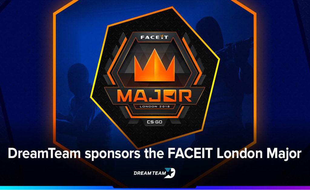 DreamTeam, plataforma de blockchain, patrocinará el FACEIT London Major