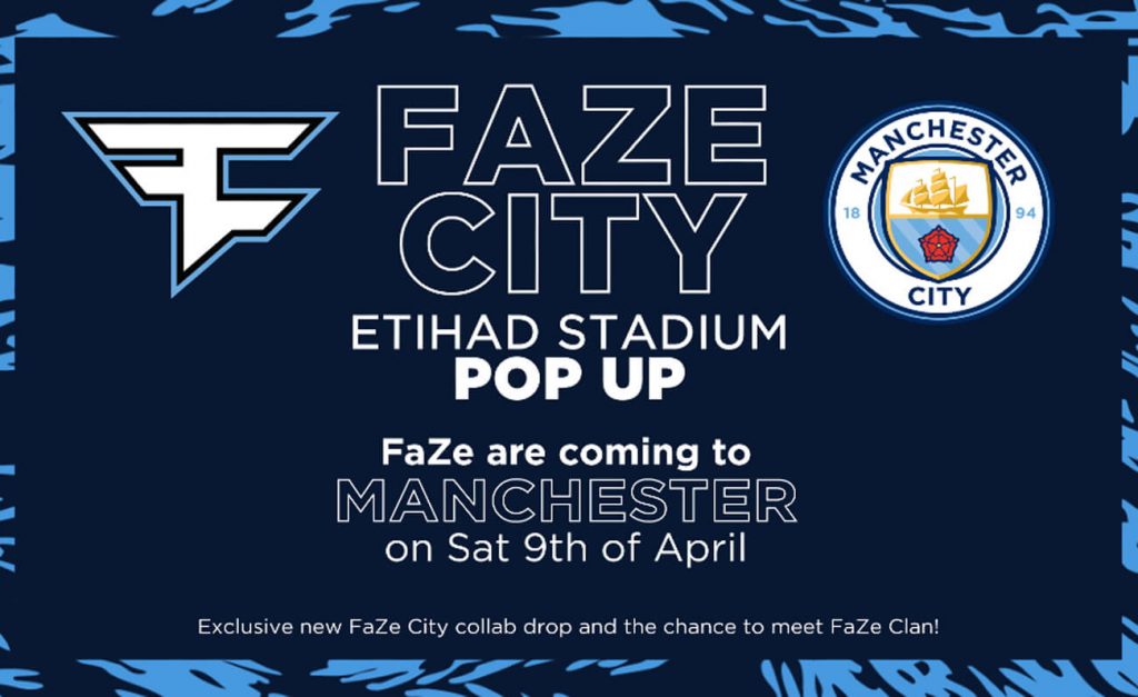 Faze Clan Y El Manchester City Anuncian Un Evento En El Etihad Stadium Esports Bureau Revista 8482