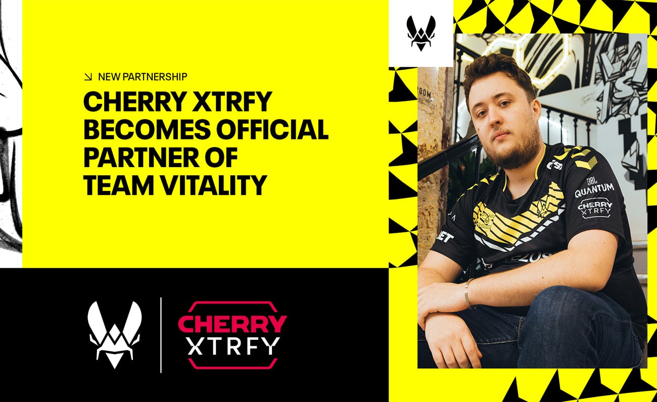Team-Vitality-da-bienvenida-CHERRY XTRFY-socio-oficial