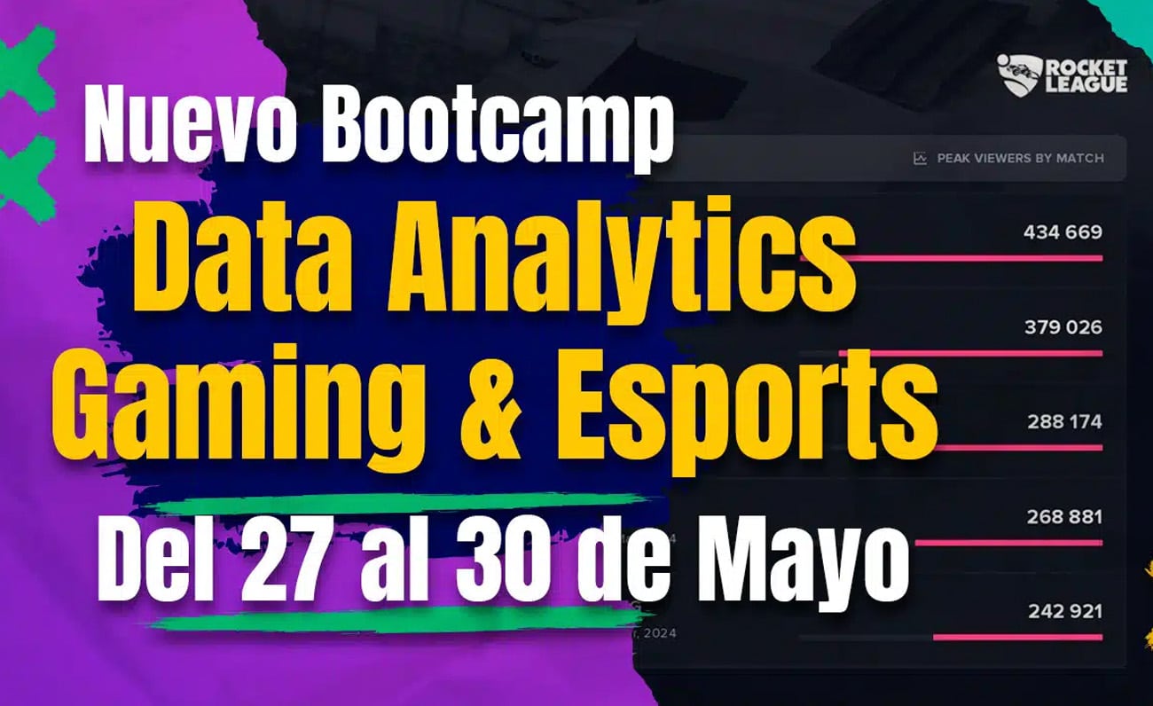 Il nuovo Bootcamp Esports Pro: analisi dei dati, giochi ed eSport