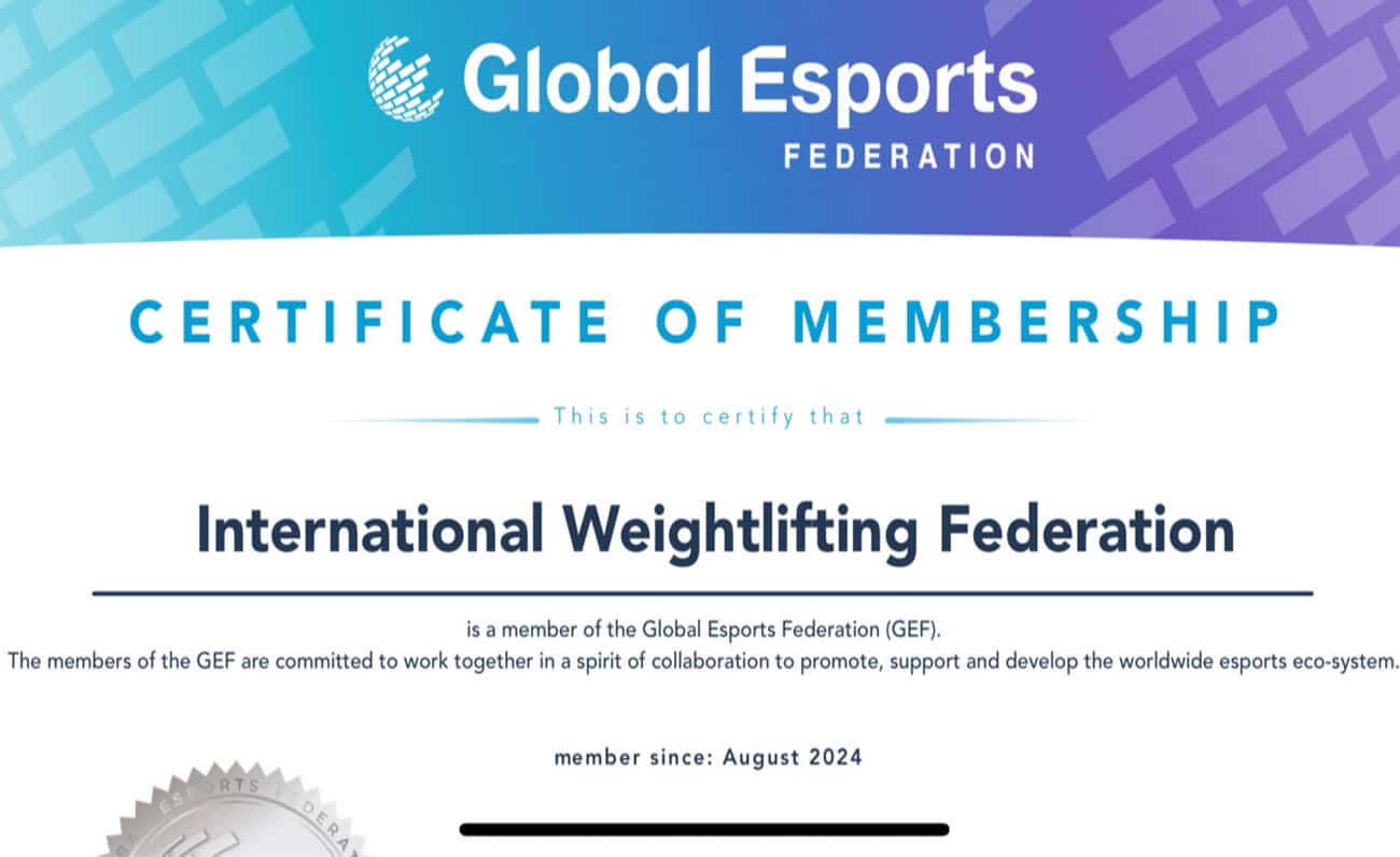 International-Weightlifting-Federation-se-une-con-Global-Esports-Federation